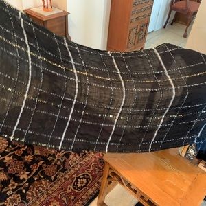 Black scarf with sequins